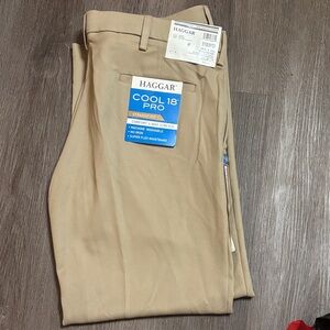 Haggar Men's Khaki Chinos